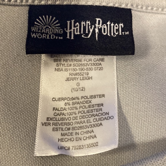 Wizarding World of Harry Potter Girls' Flip Sequins Tutu Dress Size Large 10|12 - Picture 7 of 7